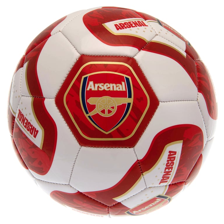 Arsenal FC Tracer Design 26 Panel PVC Football for Ages 14