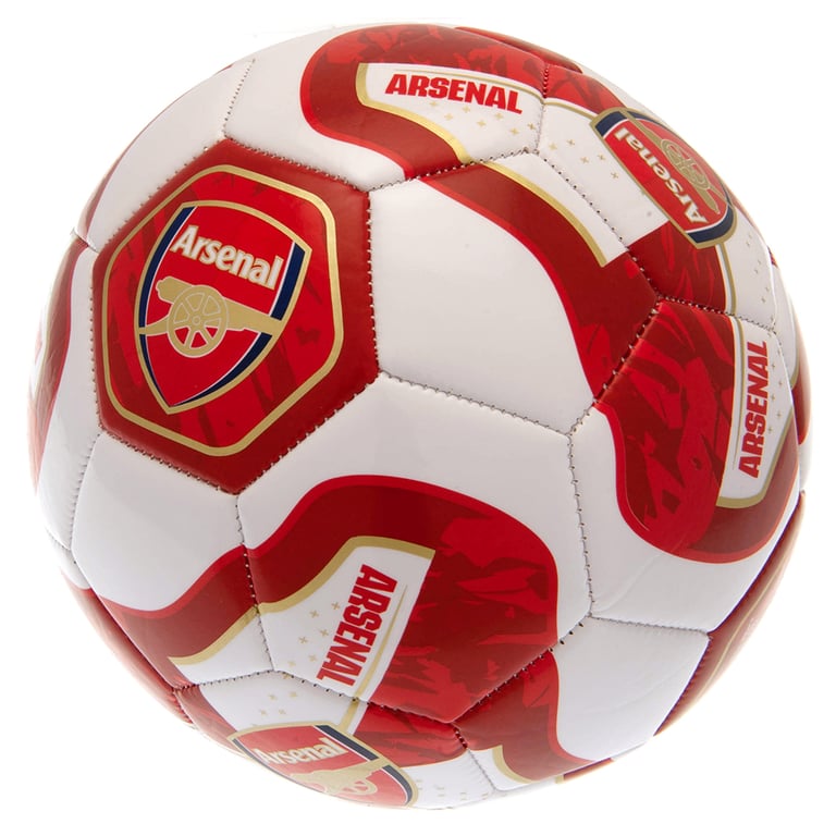 Arsenal FC Tracer Design 26 Panel PVC Football for Ages 14