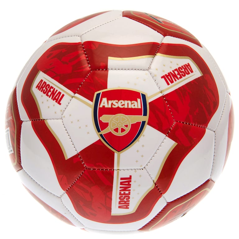 Arsenal FC Tracer Design 26 Panel PVC Football for Ages 14