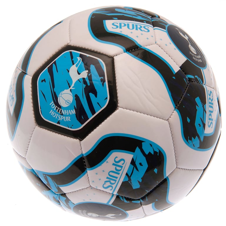 Tottenham Hotspur FC Tracer 26 Panel PVC Football - Full Colour Crested Ball for Ages 14