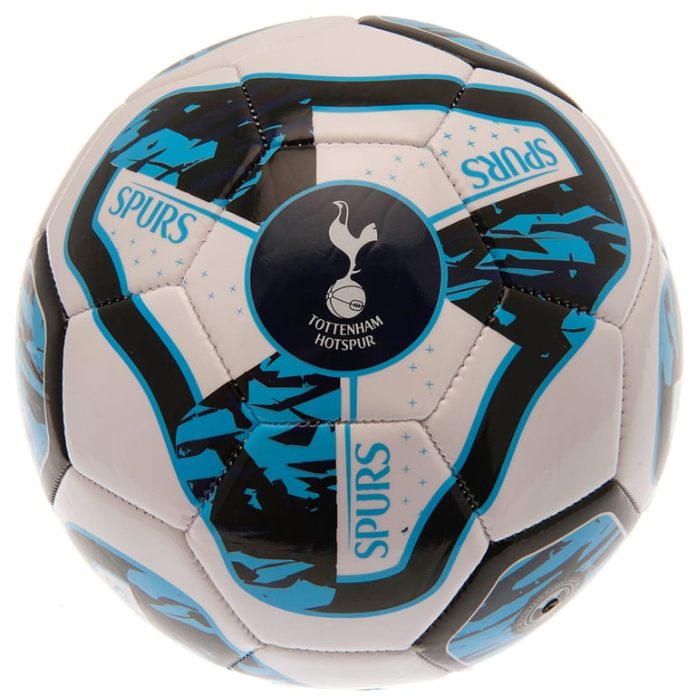Tottenham Hotspur FC Tracer 26 Panel PVC Football - Full Colour Crested Ball for Ages 14