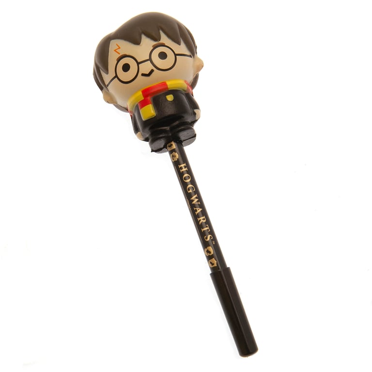 Harry Potter Squishy Pen - Hogwarts School of Witchcraft and Wizardry Black Ink Writing Tool