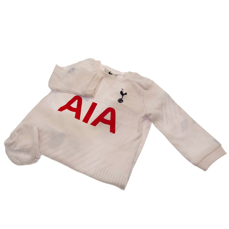 Tottenham Hotspur FC Geometric Pattern Baby Sleepsuit (12-18 months) - Soft 100 Cotton Design