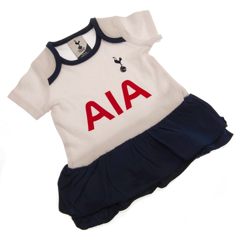 Tottenham Hotspur FC Tutu Bodysuit - Soft Cotton Design with Club Crest