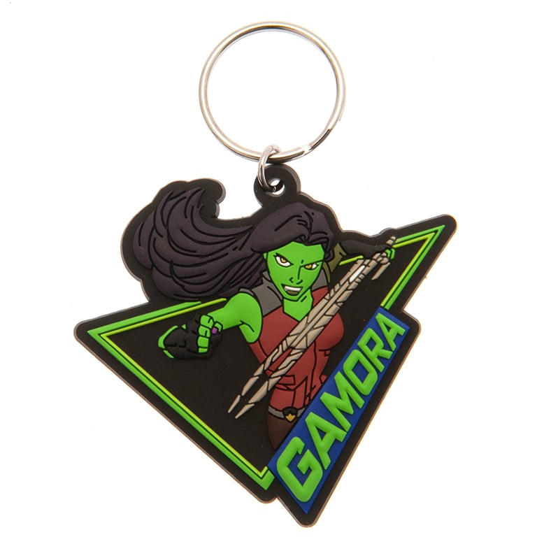 Gamora PVC Keyring - Durable & Colorful Guardians of the Galaxy Keychain