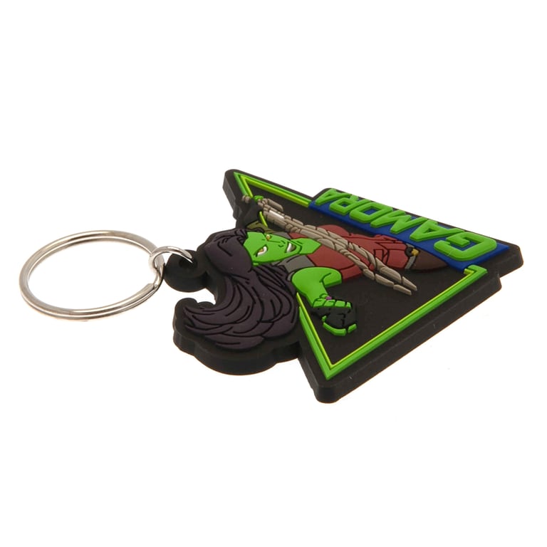 Gamora PVC Keyring - Durable & Colorful Guardians of the Galaxy Keychain