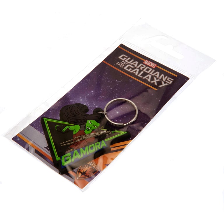 Gamora PVC Keyring - Durable & Colorful Guardians of the Galaxy Keychain