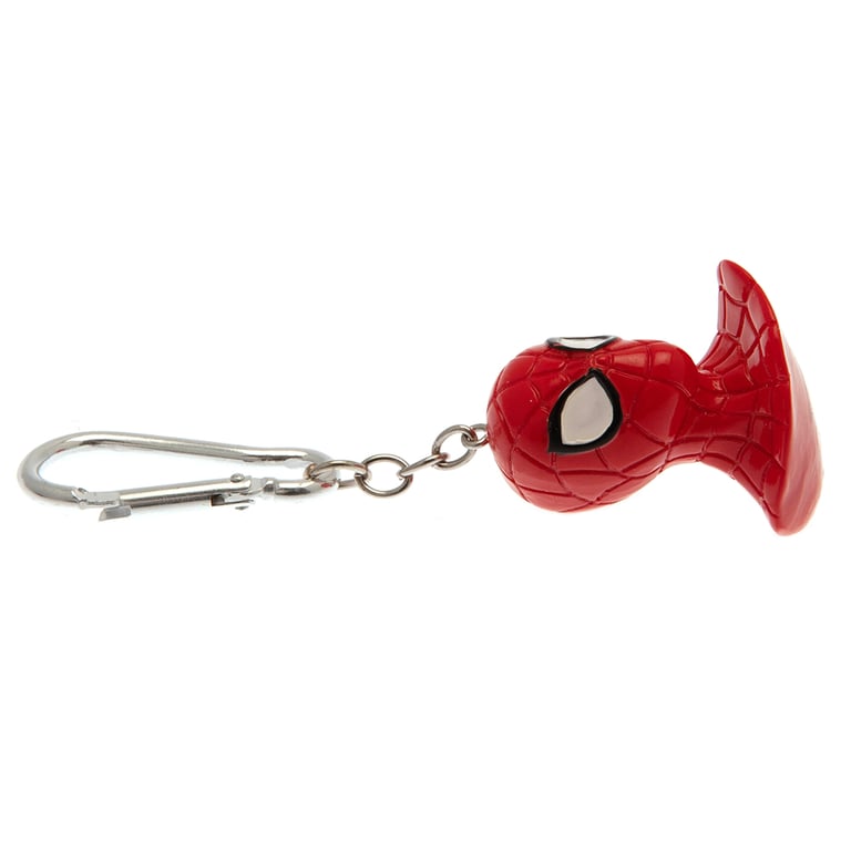Spider-Man 3D Polyresin Keyring with Chain and Carabiner Clip