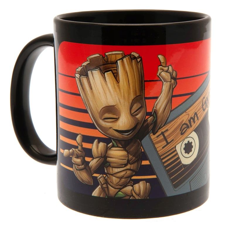 Groot Guardians Of The Galaxy Ceramic Kiln Fired Mug