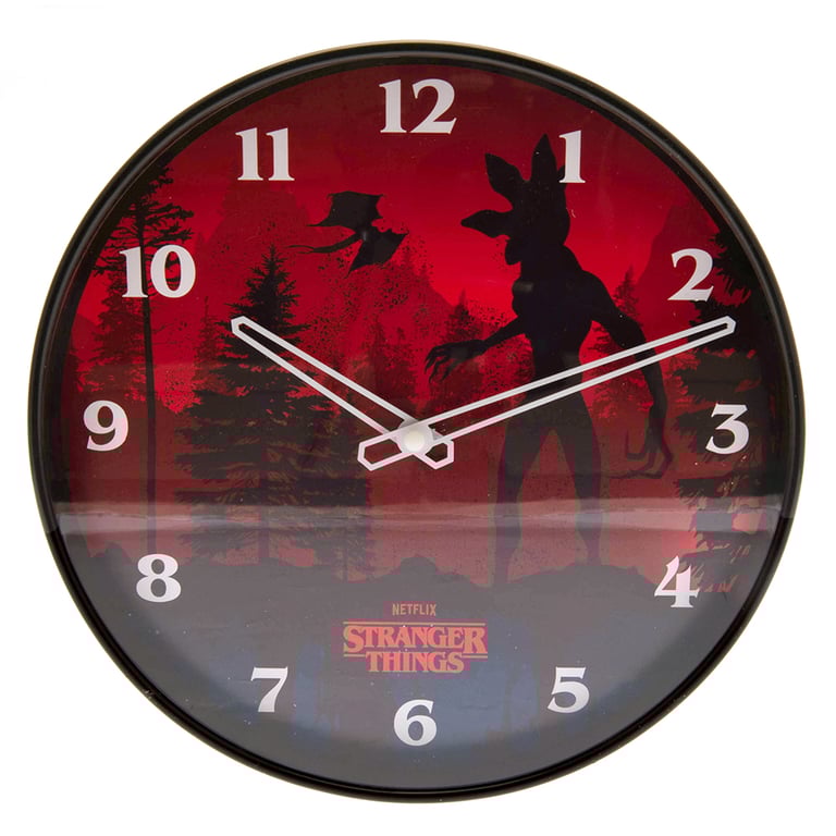Stranger Things Demogorgon Modern Quartz Hanging Wall Clock