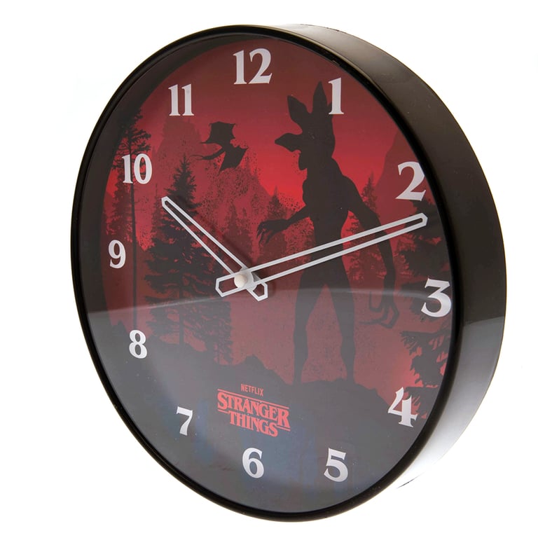 Stranger Things Demogorgon Modern Quartz Hanging Wall Clock