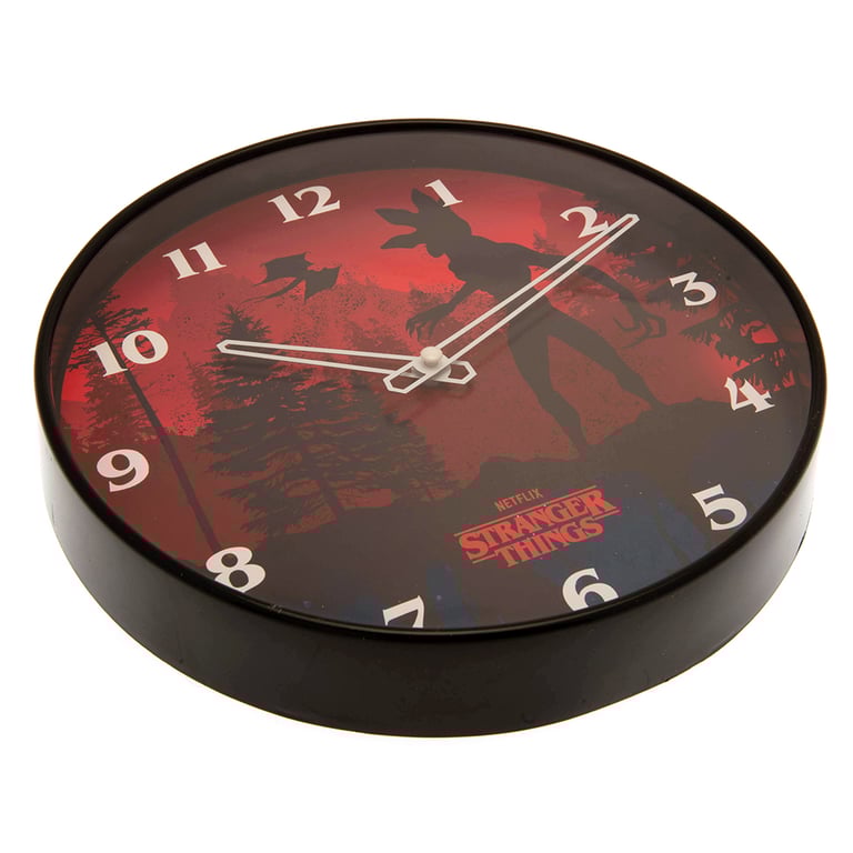 Stranger Things Demogorgon Modern Quartz Hanging Wall Clock