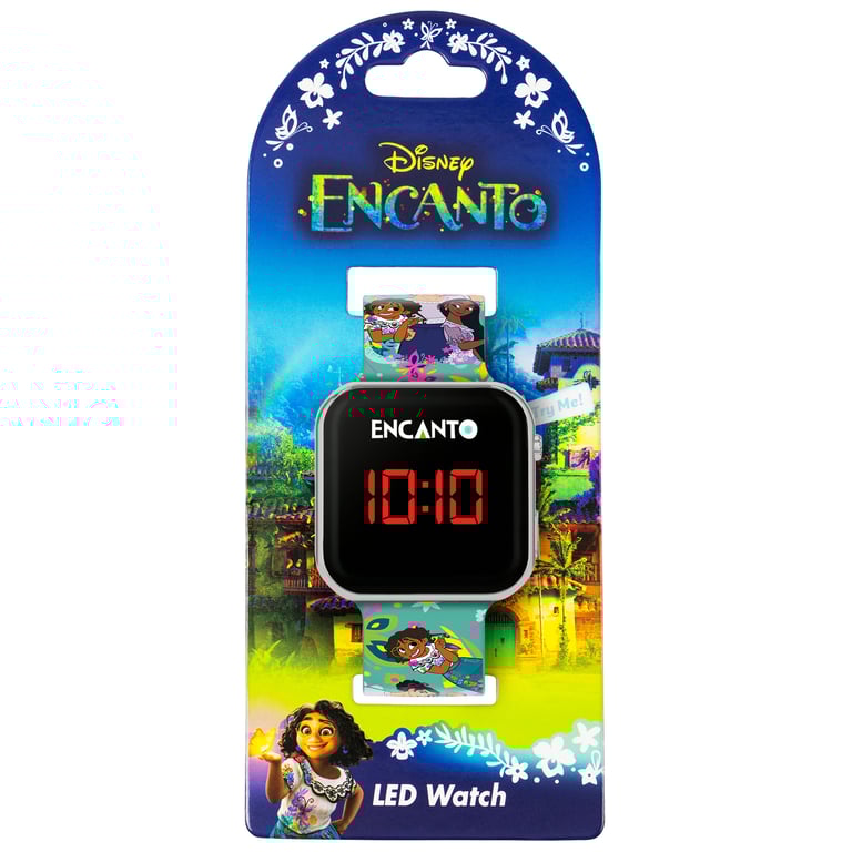 Encanto Junior LED Digital Watch - Silicone Strap & 1 Year Guarantee