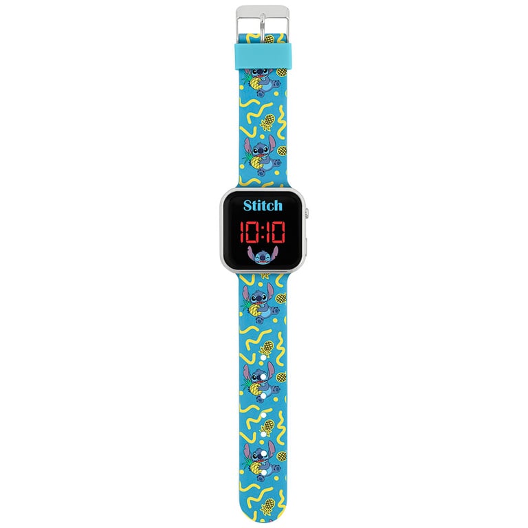 Lilo & Stitch Junior LED Digital Watch - Silicone Strap with 1 Year Guarantee