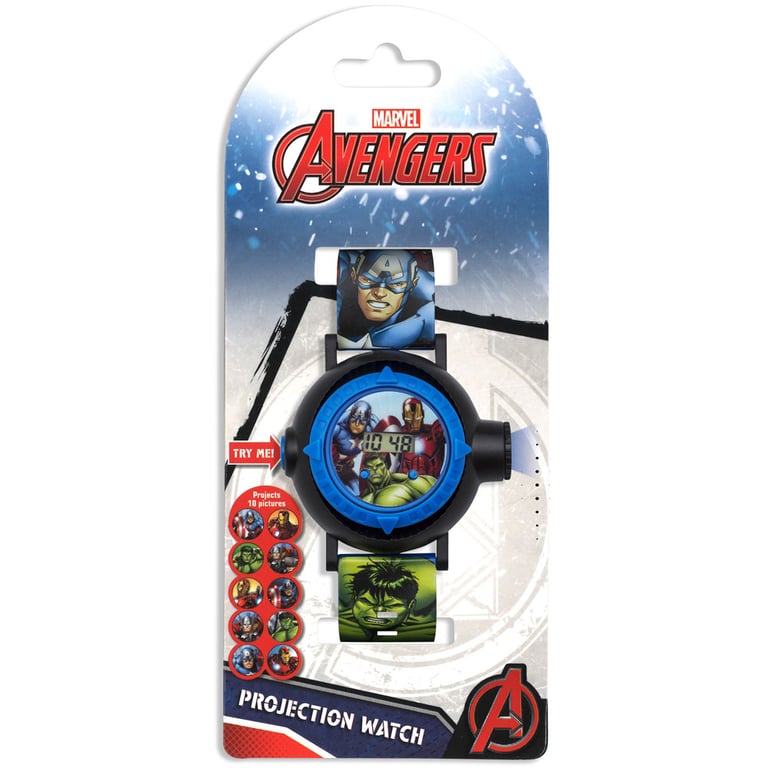 Avengers Junior Digital Projection Watch - Fun and Interactive Time-Telling for Kids