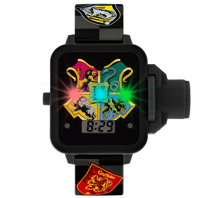 Harry Potter Junior Digital Projection Watch with 6 Iconic Images and Silicone Strap