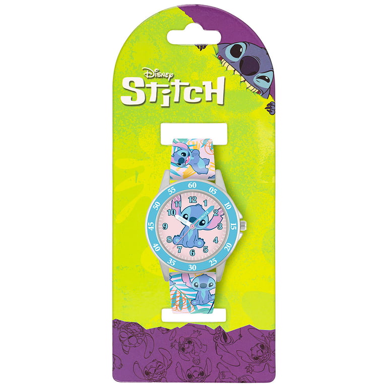 Lilo & Stitch Junior Time Teacher Analogue Watch with Silicone Strap and Metal Casing