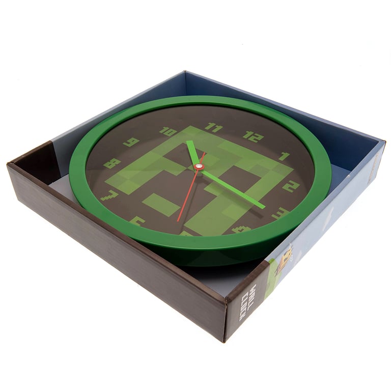 Minecraft Creeper Modern Quartz Wall Clock - Durable Home Decor