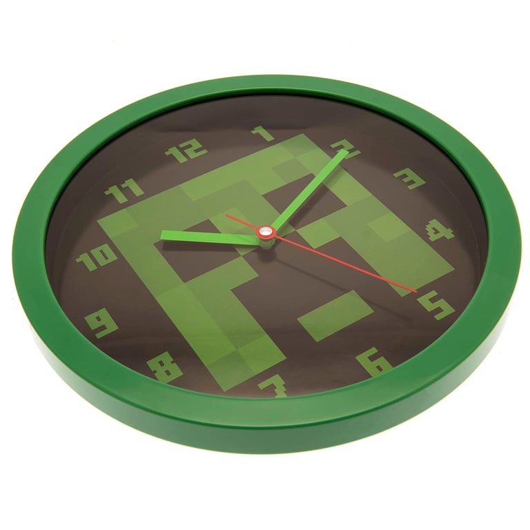 Minecraft Creeper Modern Quartz Wall Clock - Durable Home Decor