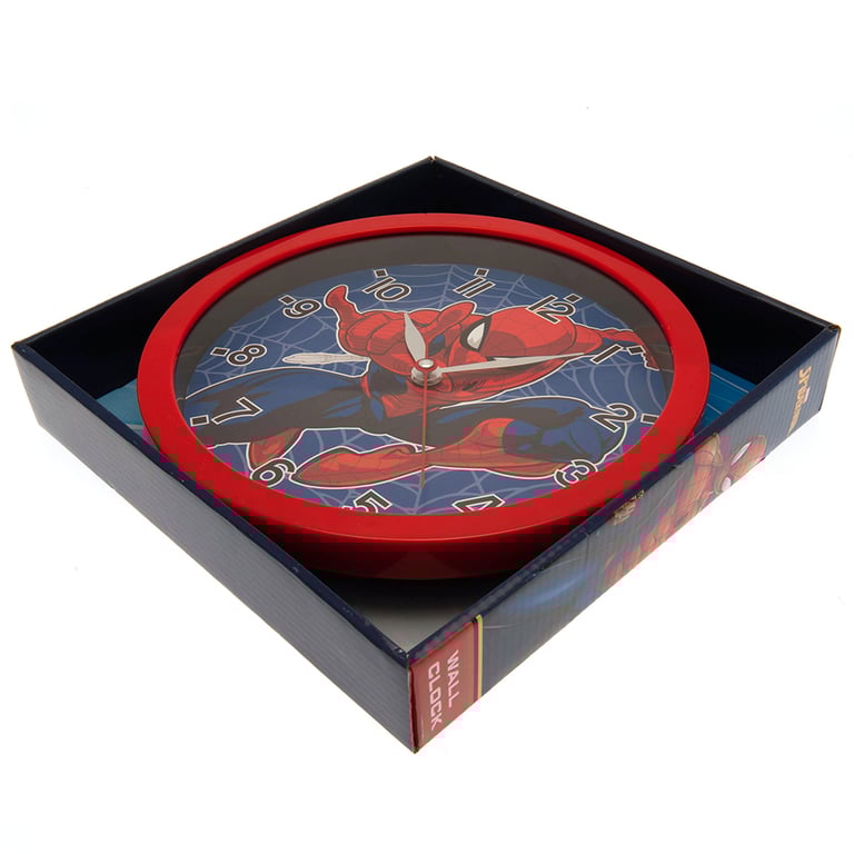 Spider-Man Quartz Wall Clock - Durable Plastic Case Hanging Home Decor