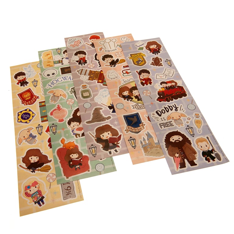 Harry Potter Cartoon Stickers - 50 Self-Adhesive Vinyl Decals