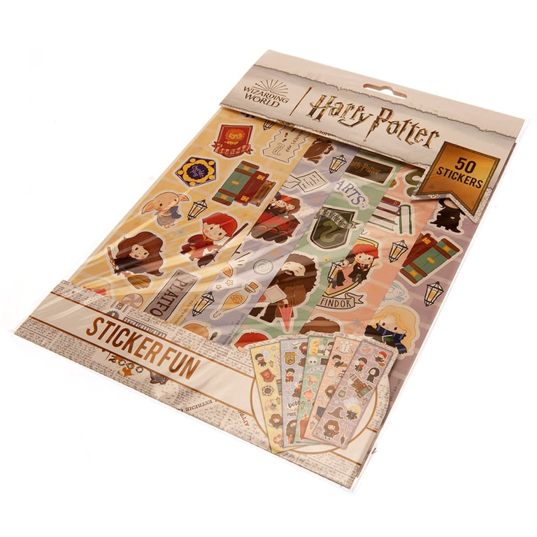 Harry Potter Cartoon Stickers - 50 Self-Adhesive Vinyl Decals