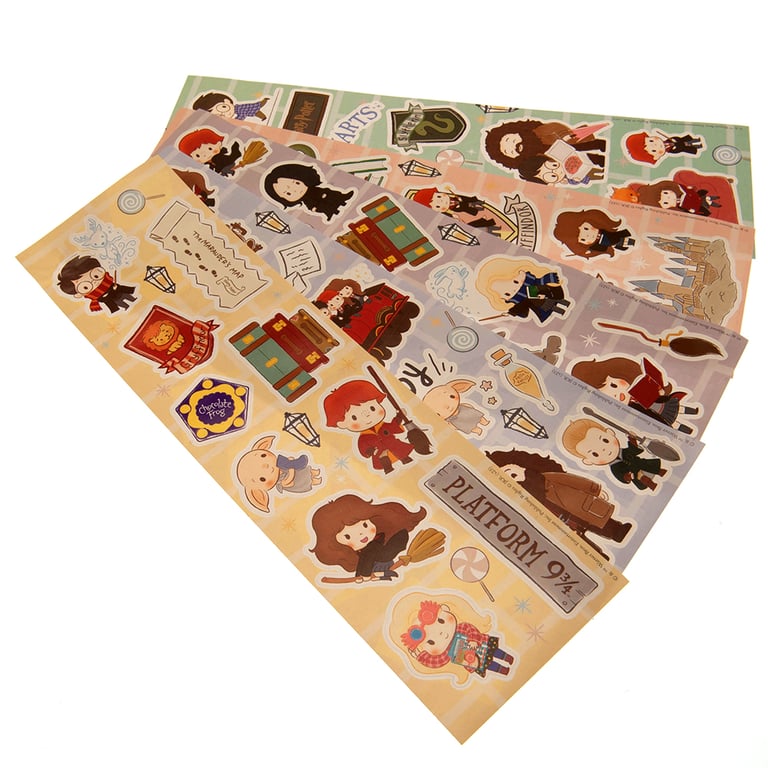 Harry Potter Cartoon Stickers - 50 Self-Adhesive Vinyl Decals