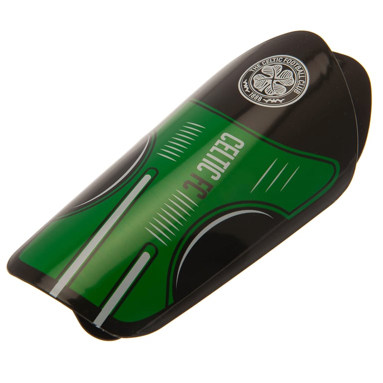 Celtic FC Delta Design Youth Shin Guards - Comfortable Protection with Crested Shell