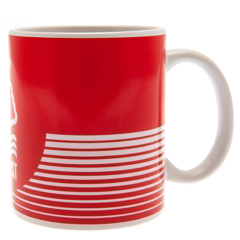 Nottingham Forest FC Linea Ceramic Coffee Mug - Kiln Fired Club Crest Design