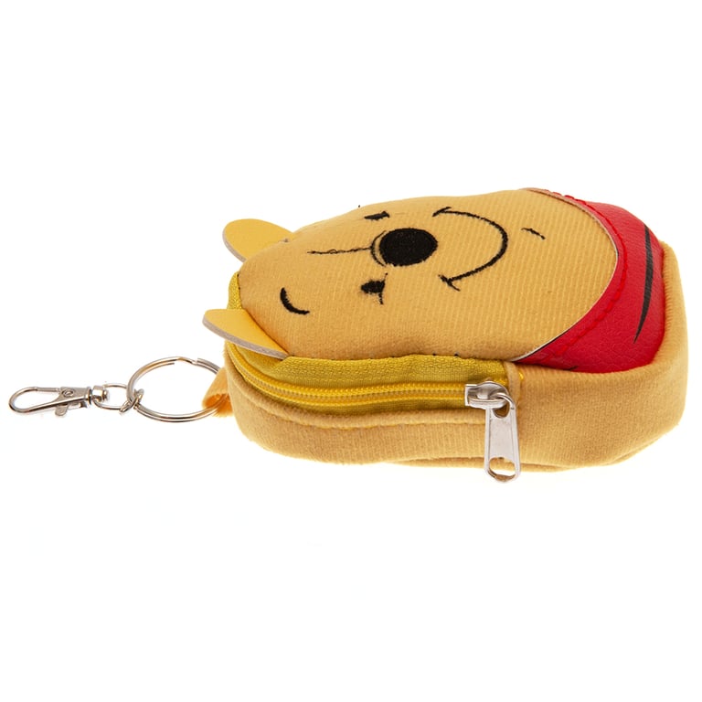 Winnie The Pooh Mini Backpack Keyring - Good Size Storage with Lobster Claw Clasp