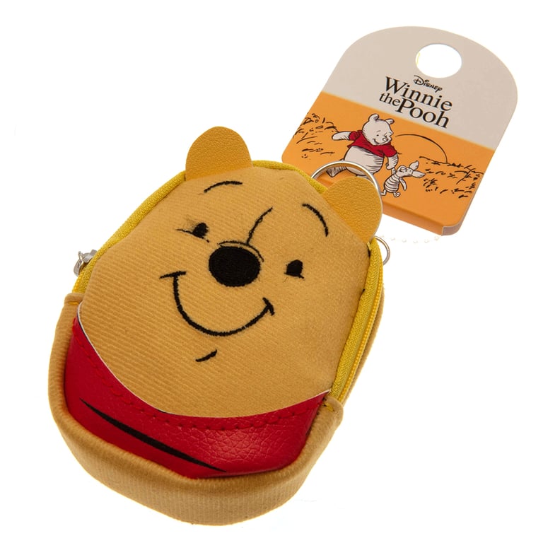 Winnie The Pooh Mini Backpack Keyring - Good Size Storage with Lobster Claw Clasp