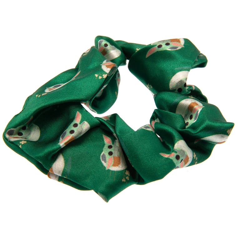 Star Wars Mandalorian 3pk Colourful Grogu Themed Scrunchie Set