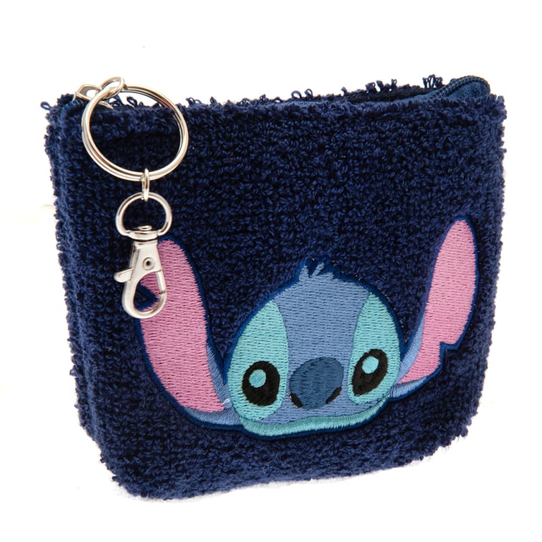 Stitch Zip Up Mini Purse Keyring with Lobster Claw Clasp