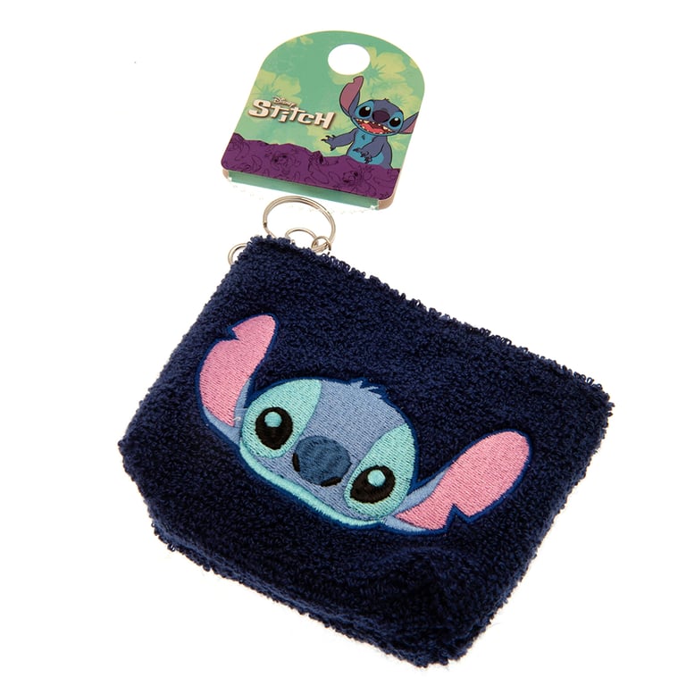 Stitch Zip Up Mini Purse Keyring with Lobster Claw Clasp