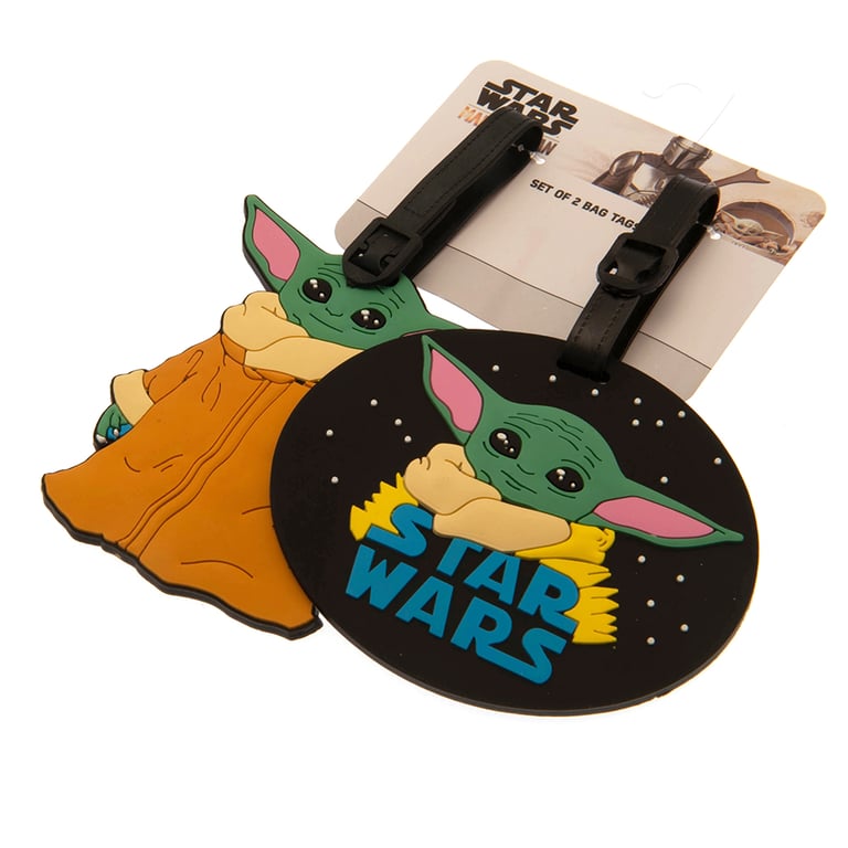 Star Wars Mandalorian Grogu PVC Luggage Identification Tags