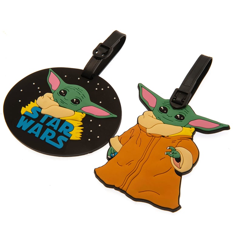 Star Wars Mandalorian Grogu PVC Luggage Identification Tags
