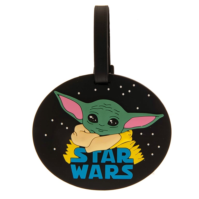 Star Wars Mandalorian Grogu PVC Luggage Identification Tags