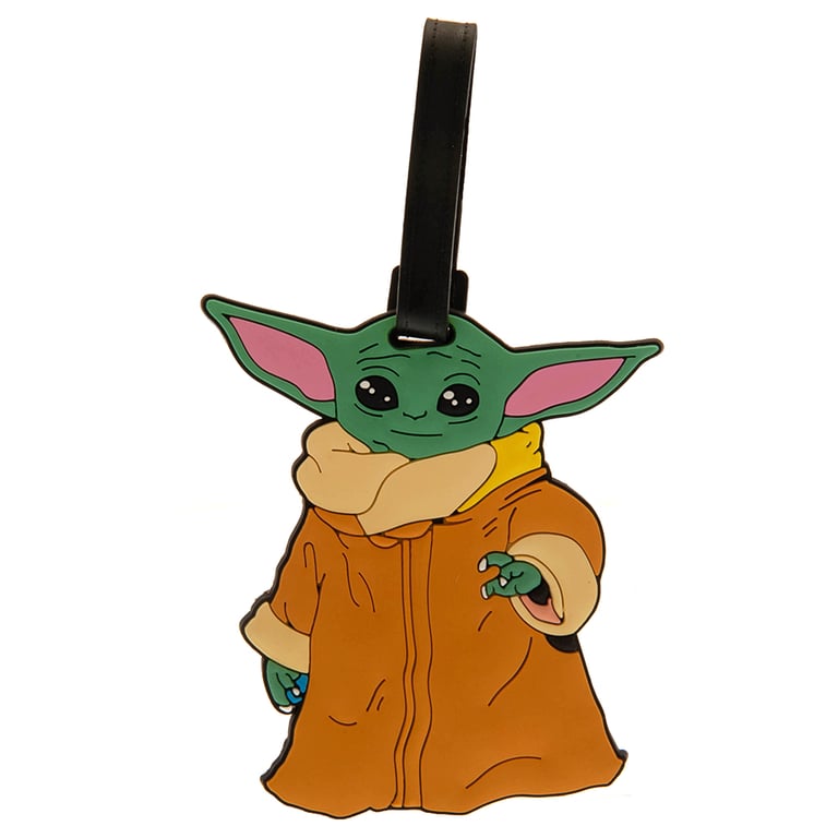 Star Wars Mandalorian Grogu PVC Luggage Identification Tags