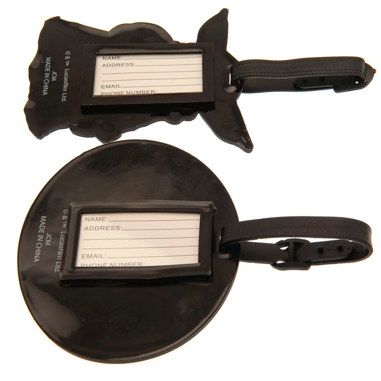 Star Wars Mandalorian Grogu PVC Luggage Identification Tags