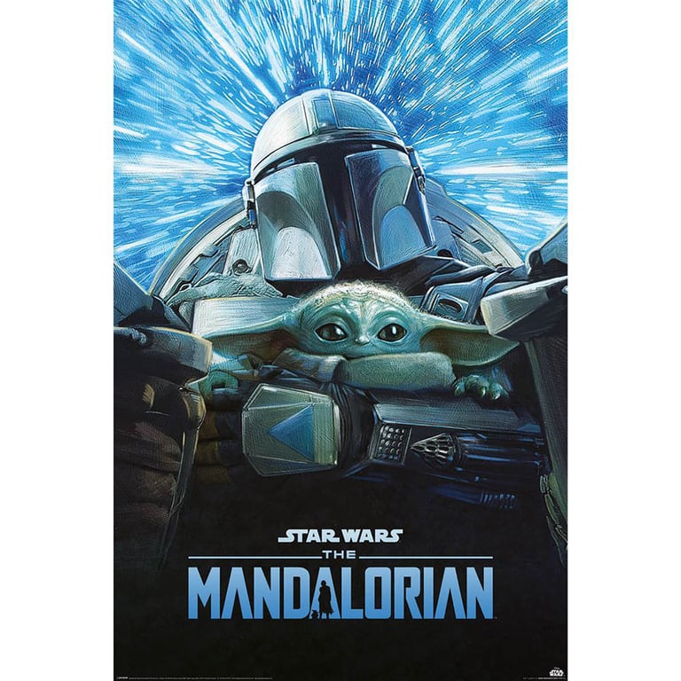 Star Wars The Mandalorian Poster - High Resolution Artwork on 150gsm Gloss Paper