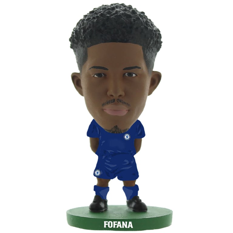 Chelsea FC SoccerStarz Fofana - 5cm Collectible Figure in Classic Home Kit