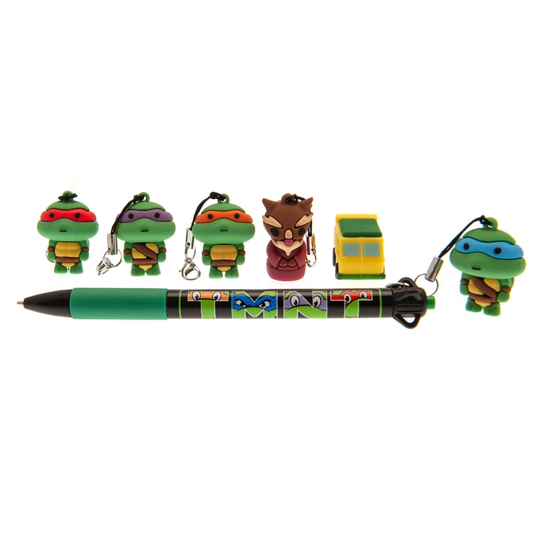 Teenage Mutant Ninja Turtles Mini Pen Pals Mystery Pack - Collect 6 Unique Ballpoint Pens