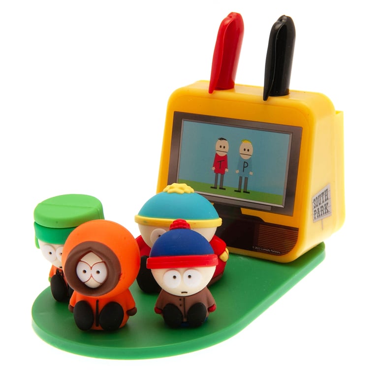 South Park 3D Character Desk Tidy Phone Stand with Memo Pad and Gel Pens