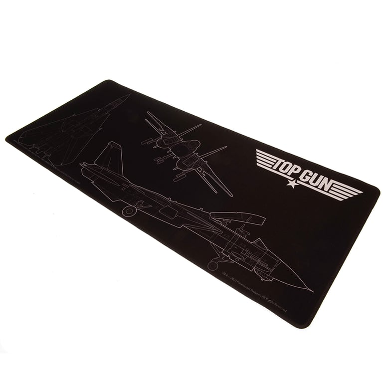 Top Gun Jumbo Anti-Slip Neoprene Desk Mat with SU-57 Design
