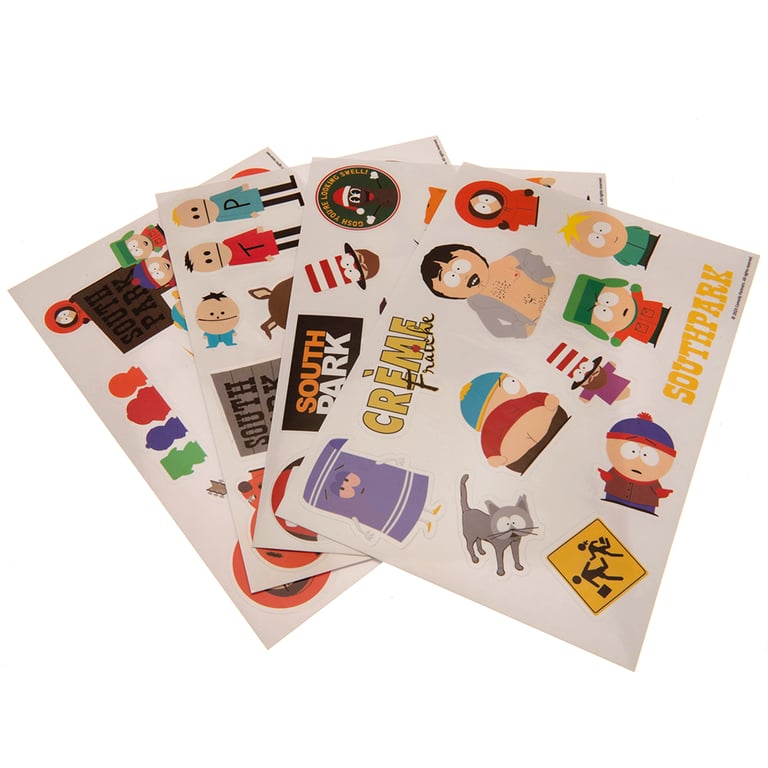 South Park Tech Stickers - Vinyl Adhesive Decals for Phones, Tablets & Gadgets