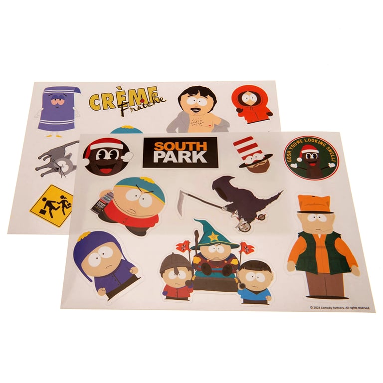 South Park Tech Stickers - Vinyl Adhesive Decals for Phones, Tablets & Gadgets