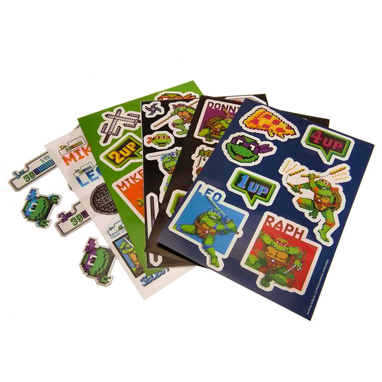 Teenage Mutant Ninja Turtles Vinyl Tech Stickers Set - Perfect for Phones & Tablets