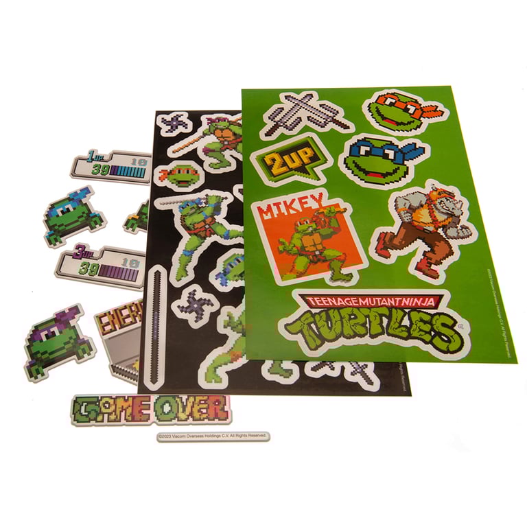 Teenage Mutant Ninja Turtles Vinyl Tech Stickers Set - Perfect for Phones & Tablets