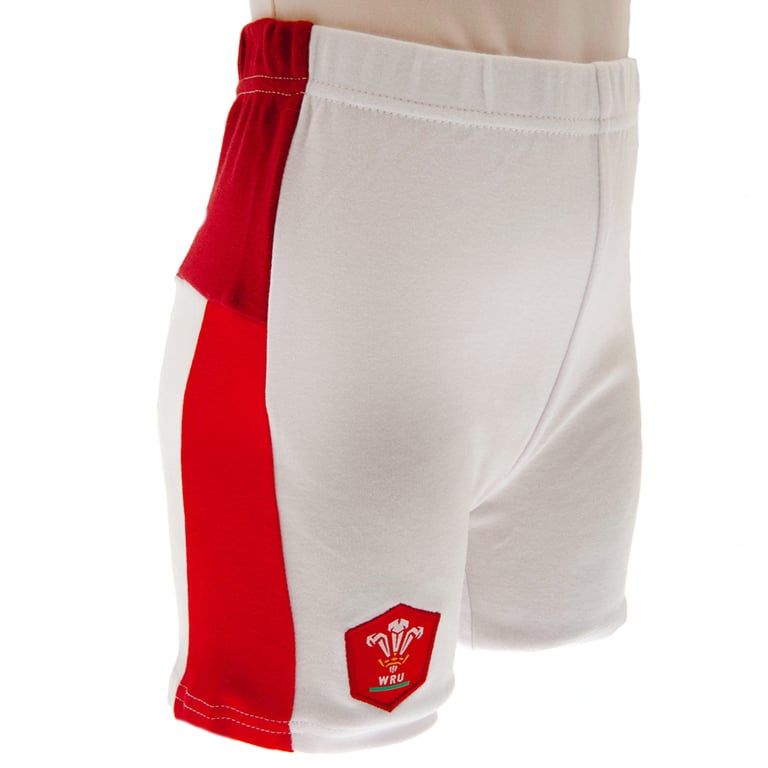 Wales Rugby Home Kit Baby Set 12-18mths Soft Cotton Design