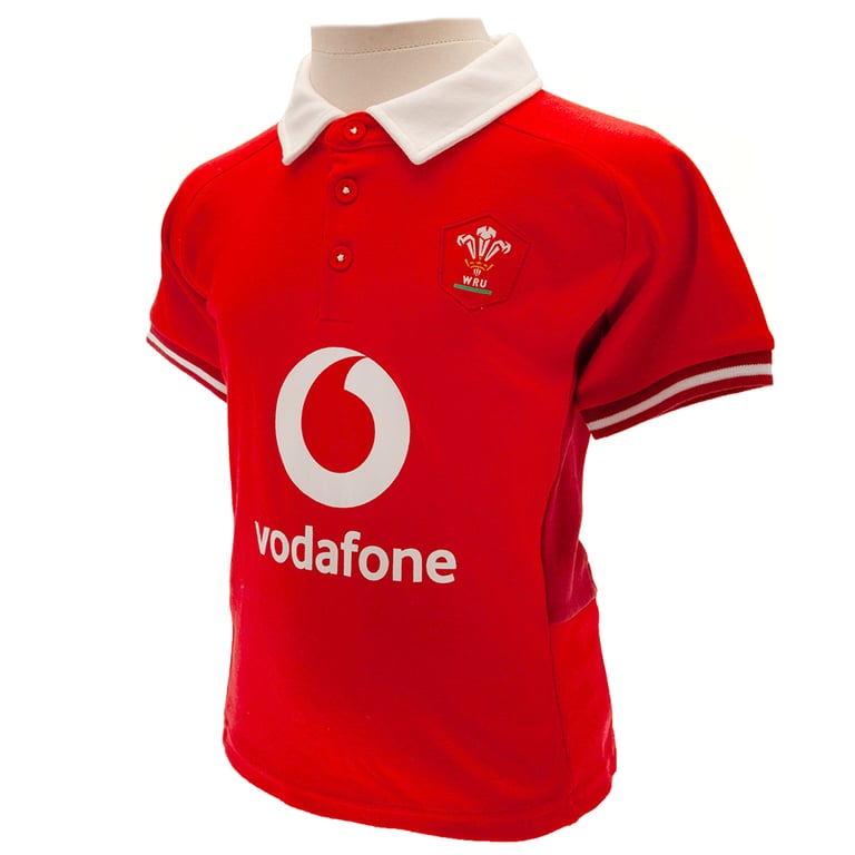 Wales Rugby Home Kit Baby Set 12-18mths Soft Cotton Design